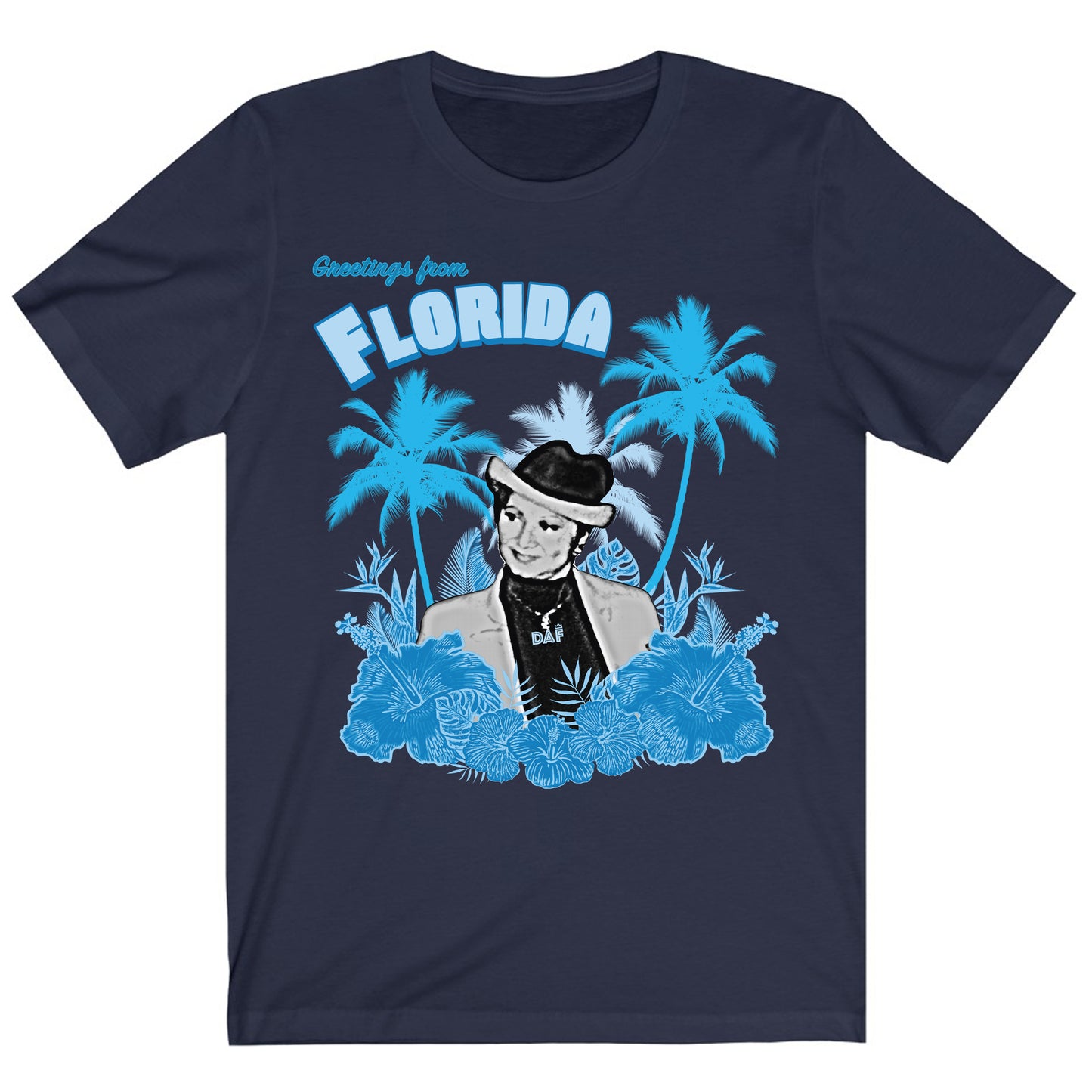 DAF Griselda Blanco Tropical Blue T-shirt