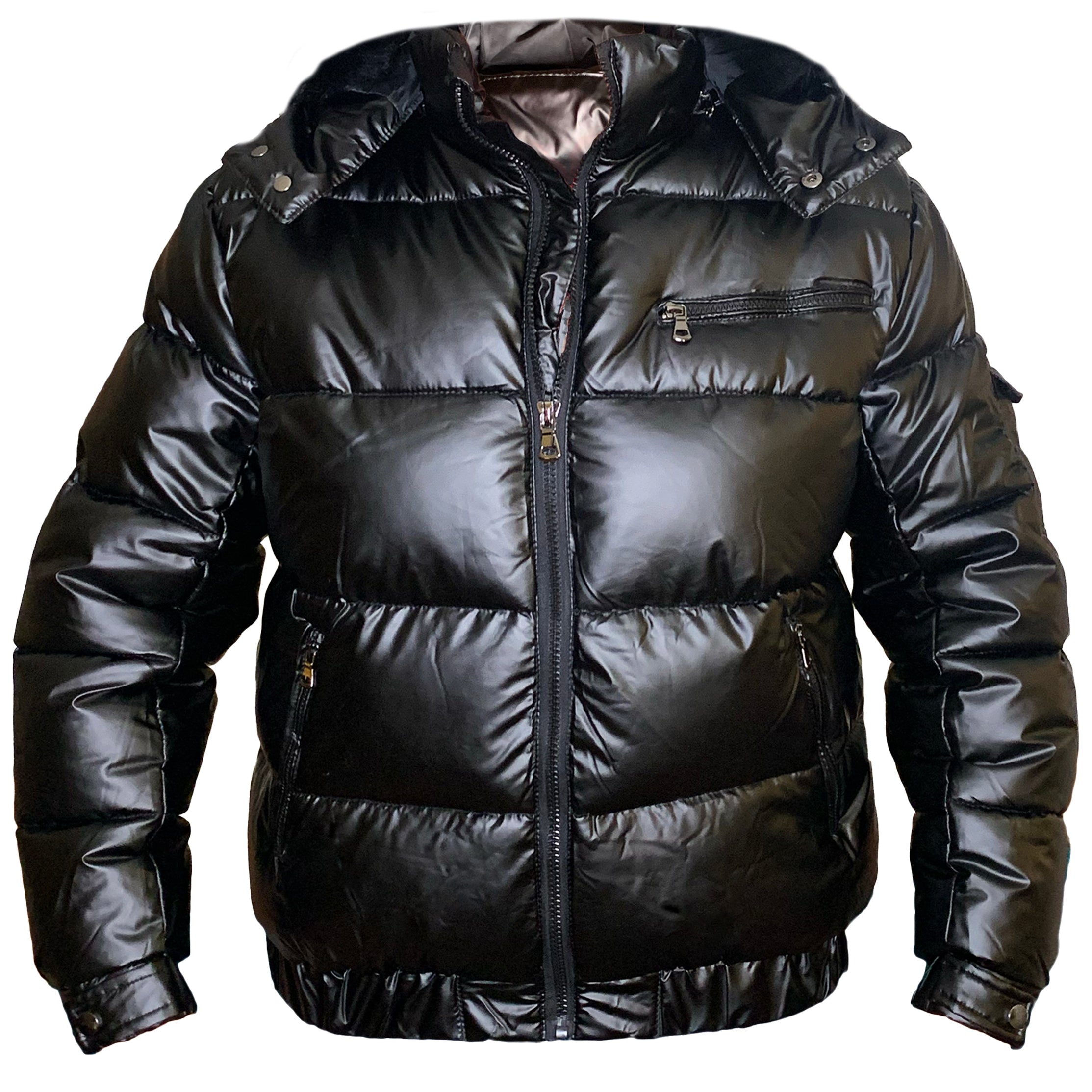 Black matte best sale puffer jacket