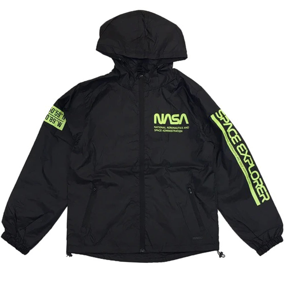 NASA Black Windbreaker